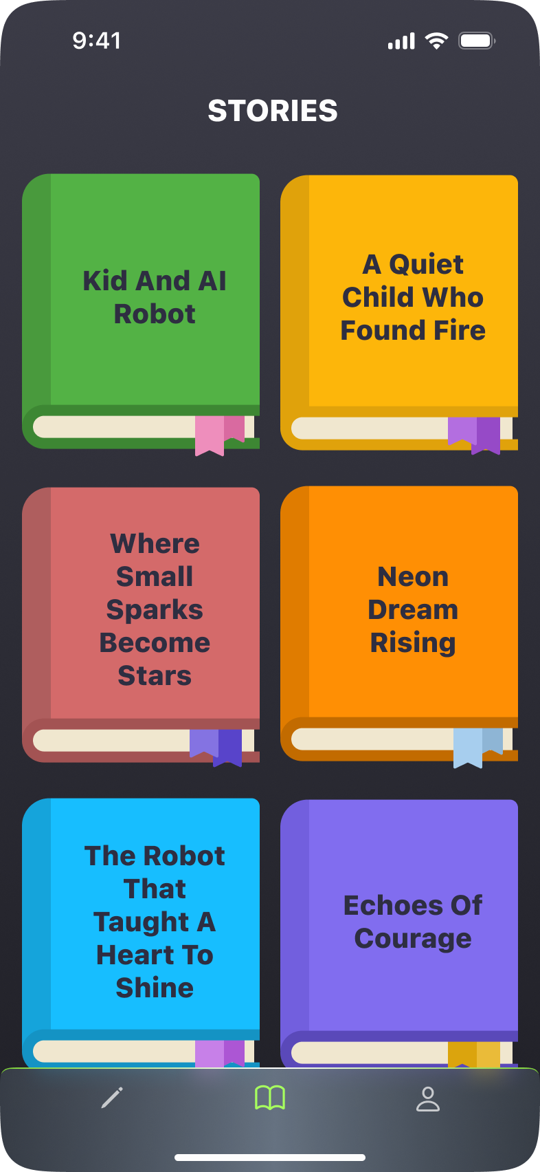 CoolBot AI Storyteller app screenshot